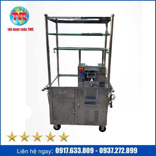 Xe Nước Mía Siêu Sạch Có Tủ Kính  Kim Cương 12 Bạc Đạn Mã NM-T100