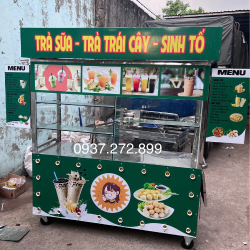 Xe Trà Sữa Tân Ngọc Châu – Gia Công Theo Kích Thước Yêu Cầu