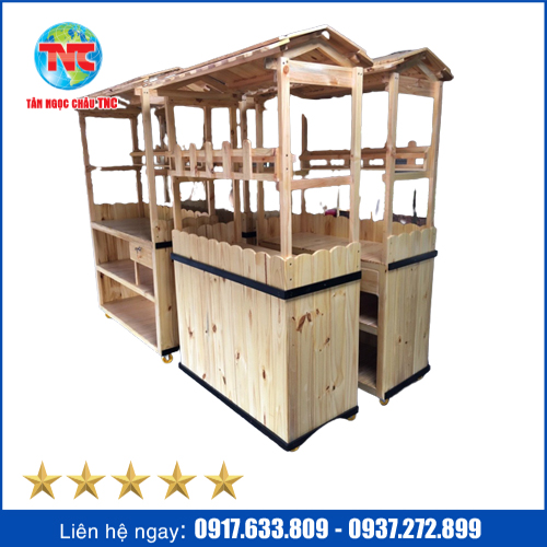 Xe Đẩy Bằng Gỗ