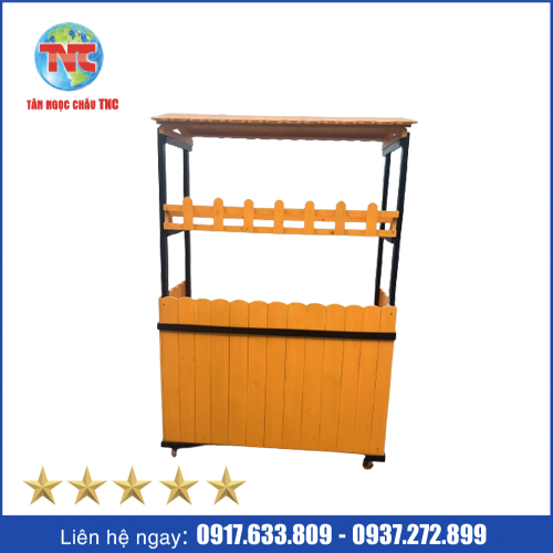 Quầy Gỗ Tự Nhiên Sơn Vàng