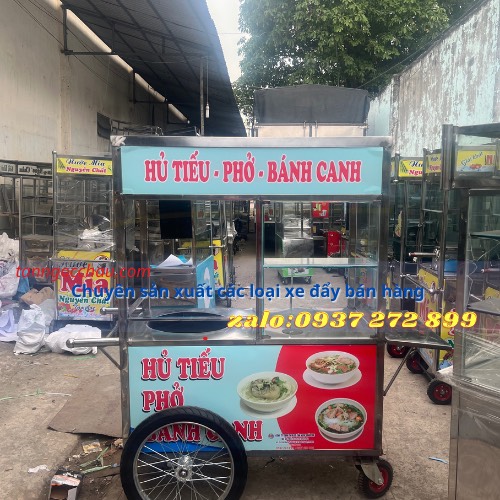 XE HỦ TIẾU INOX 1M2