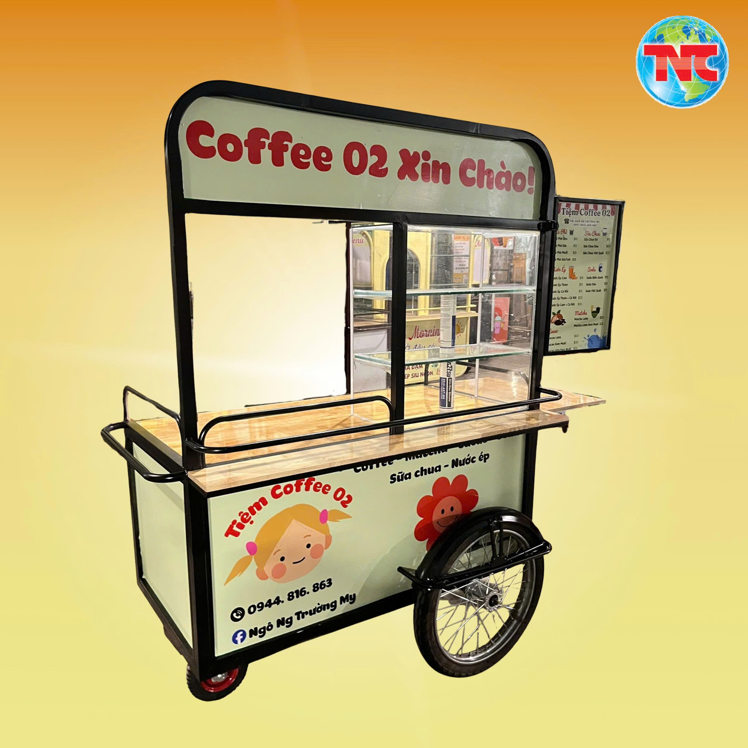 xe cà phê mang đi 1m2 giao hàng miễn phí tổng hợp mẫu xe đẹp giá rẻ