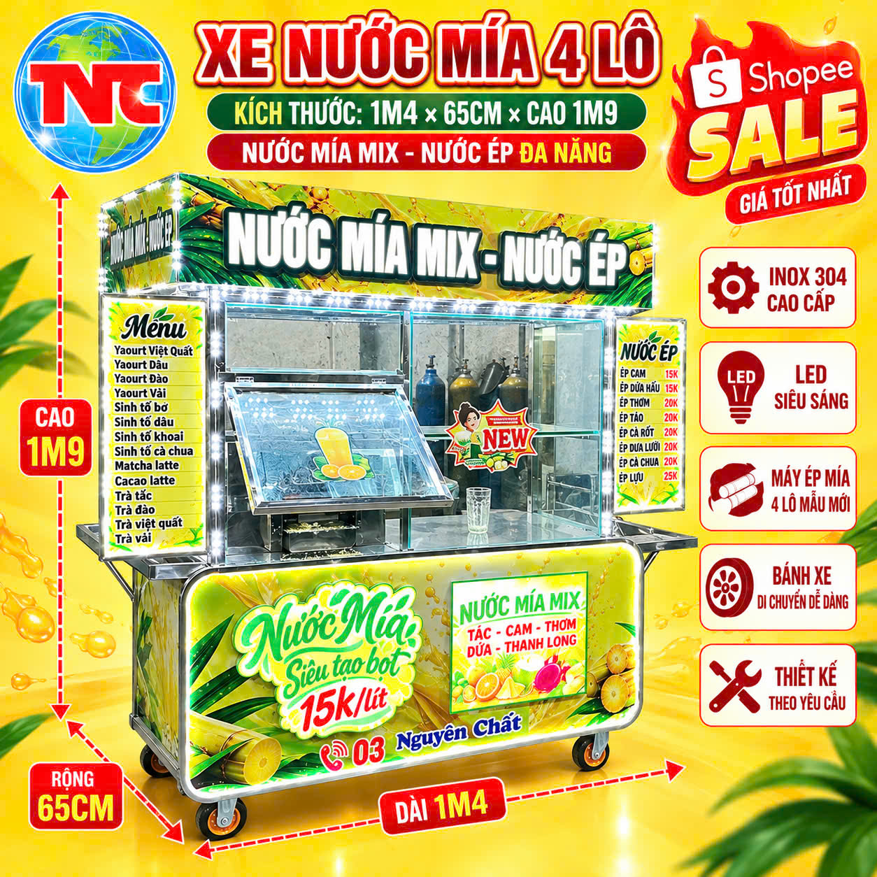 CÔNG TY TNHH THƯƠNG MẠI DỊCH VỤ SẢN XUẤT TÂN NGỌC CHÂU TNC